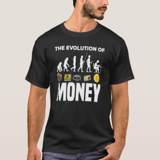 Evolution des Geldbetrags BTC Krypto-Holder Crypto T-Shirt