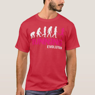 Evolution des Geschenks für Running Girls Runners T-Shirt