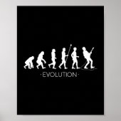 Evolution des Gitarrist Shirts, Rock Music Gitarre Poster (Vorne)