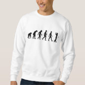 Evolution des Golfs, Golfer-Geschenk, Golfer Man Sweatshirt (Vorderseite)