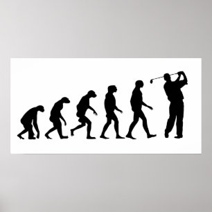 Evolution des Golfs Poster