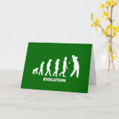 Evolution des Golfsports Karte (Gelbe Blume)