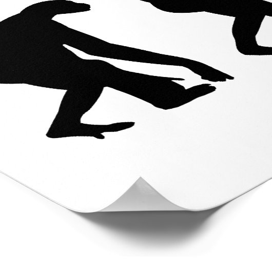 Evolution des Golfsports Poster (Ecke)