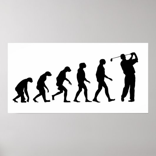 Evolution des Golfsports Poster (Vorne)