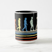 Evolution des Hockeyknopfes Tasse (Zentrum)