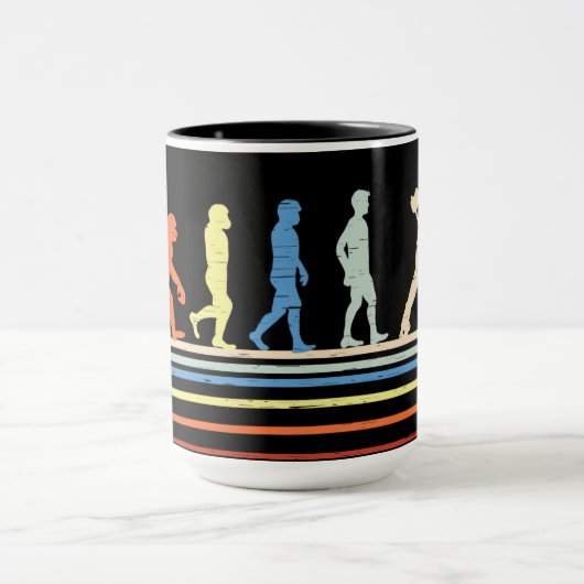 Evolution des Hockeyknopfes Tasse (Zentrum)