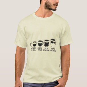 Evolution des Kaffees - Stimmungstabelle am Sonnab T-Shirt