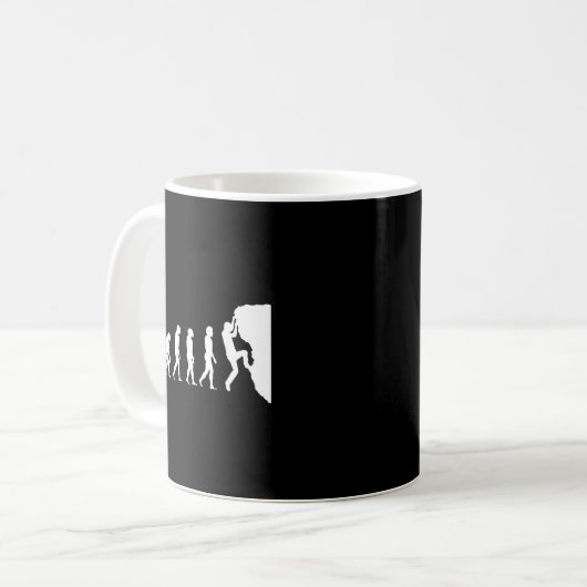 Evolution des Kletterns Kaffeetasse (Vorderseite Links)