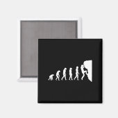 Evolution des Kletterns Magnet (Vorderseite/Rückseite)