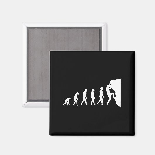 Evolution des Kletterns Magnet (Vorderseite/Rückseite)