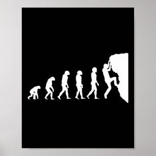 Evolution des Kletterns Poster