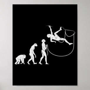 Evolution des Klettersteigs Poster