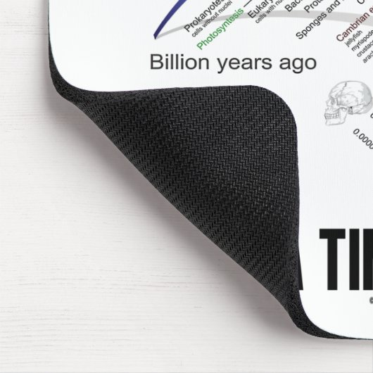Evolution des Lebens a Timeline (Biologie) Mousepad (Ecke)