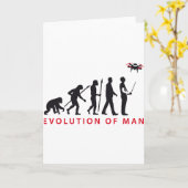 Evolution des Mannes, der die Drohne kontrolliert Karte (Gelbe Blume)