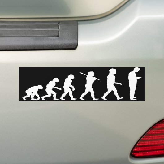 Evolution des Mannes simsen dunklen Autoaufkleber (Auf Auto)
