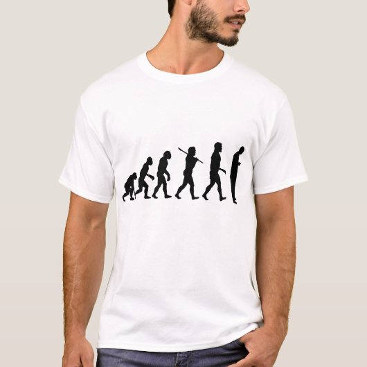 Evolution des Mannes simsen T - Shirt (Vorderseite)