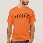 Evolution des Mannes - Weightlifter T-Shirt (Vorderseite)