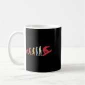 Evolution des männlichen Affenpferdes Ape to S Kaffeetasse (Links)