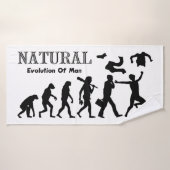 Evolution des Menschen Badehandtuch (Badehandtuch)