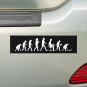 Evolution des Menschen Laptop Autoaufkleber (Auf Auto)