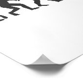 Evolution des Menschen Laptop Poster (Ecke)