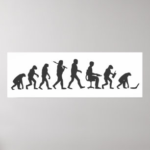 Evolution des Menschen Laptop Poster