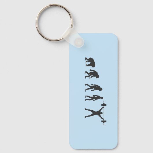 Evolution des Menschen Schlüsselanhänger (Vorderseite)