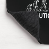 Evolution des Menschen Soldat Militär Vintage-Graf Mousepad (Ecke)