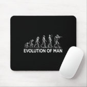 Evolution des Menschen Soldat Militär Vintage-Graf Mousepad (Mit Mouse)