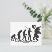 Evolution des MInotaur Postkarte (Stehend Vorderseite)