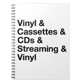 Evolution des Musiknotizbuchs Notizblock