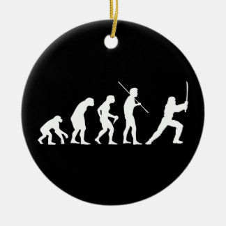 Evolution des Ninja - von Mann zu ninja Keramikornament