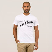 Evolution des Party-Tieres T-Shirt (Vorne ganz)