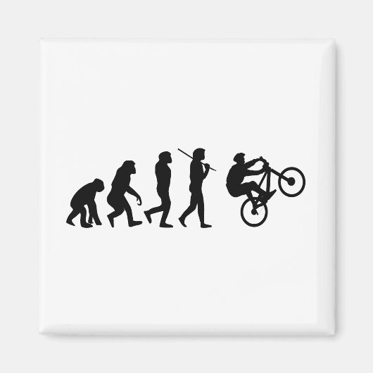 Evolution des Radfahrers Magnet (Vorne)