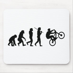 Evolution des Radfahrers Mousepad