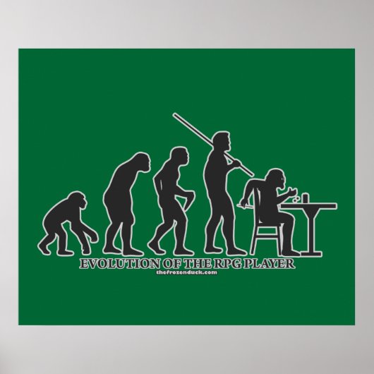 Evolution des Rollenspielers Poster (Vorne)