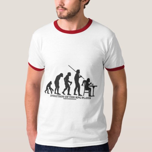Evolution des RPG-Spielers T-Shirt (Vorderseite)