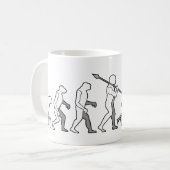 Evolution des Schneinternatsschülers Kaffeetasse (Vorderseite Links)
