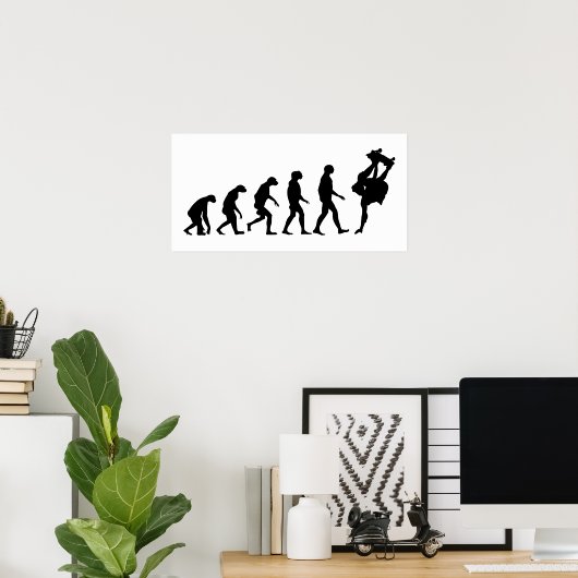 Evolution des Skateboardens Poster (Heimbüro)