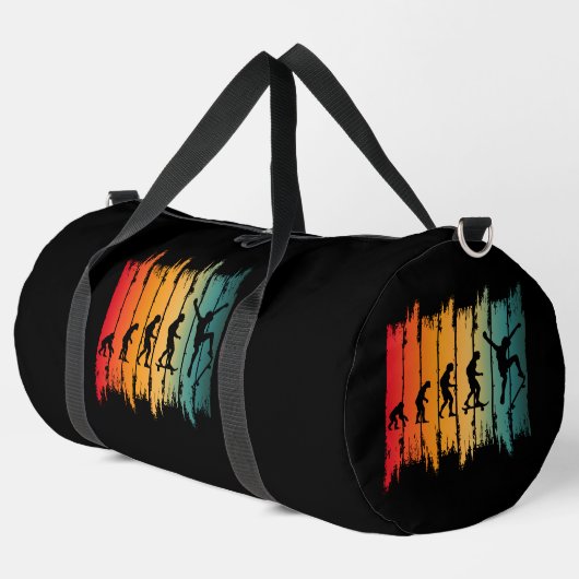 Evolution des Skateboardens Skater Duffle Bag (Linke Ecke)