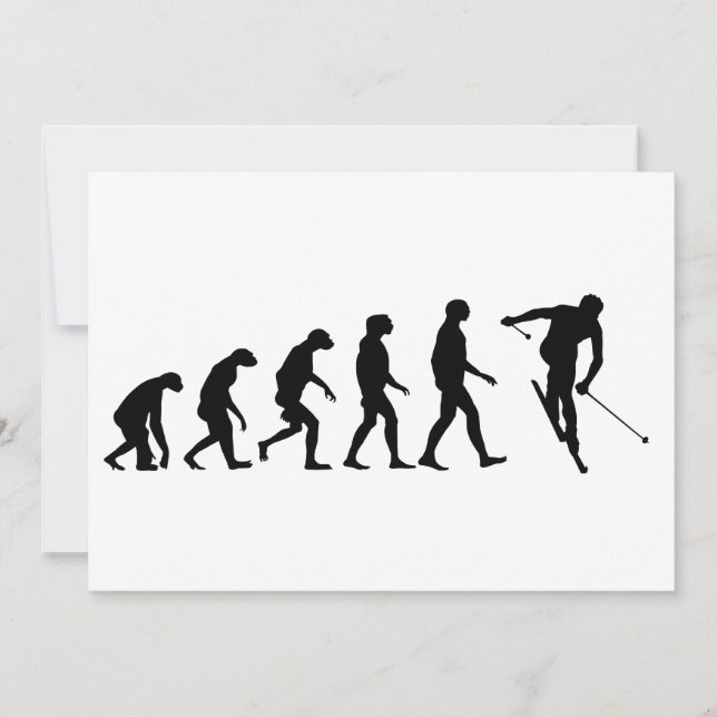 Evolution des Ski (Vorderseite)