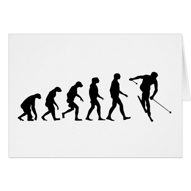 Evolution des Skis (Vorderseite (Horizontal))