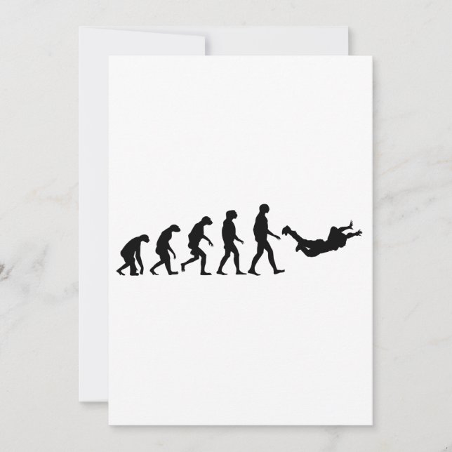 Evolution des Skydiving (Vorderseite)