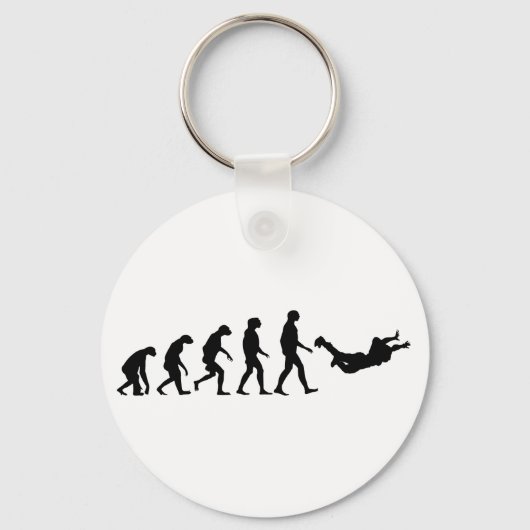 Evolution des Skydiving Schlüsselanhänger (Vorderseite)
