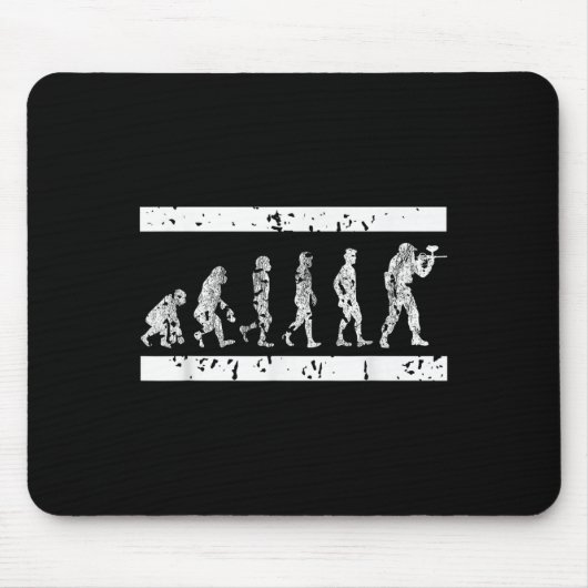 Evolution des taktischen Spiels Paintball Player S Mousepad (Vorne)
