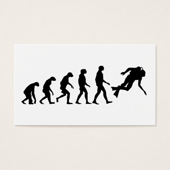 Evolution des Tauchens (Vorderseite)