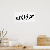 Evolution des Tauchens Poster (Küche)