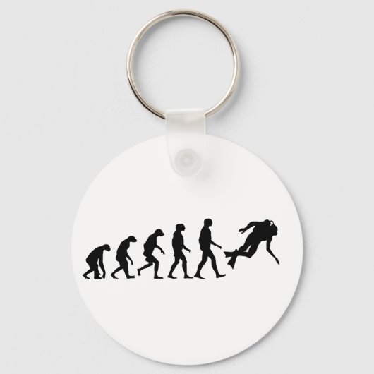 Evolution des Tauchens Schlüsselanhänger (Vorderseite)