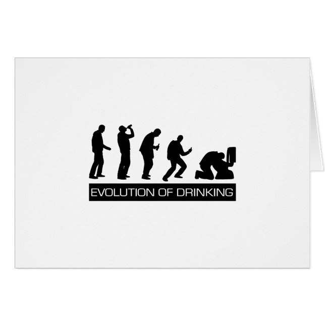 Evolution des Trinkens (Vorderseite (Horizontal))
