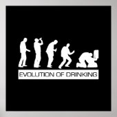Evolution des Trinkens Poster (Vorne)